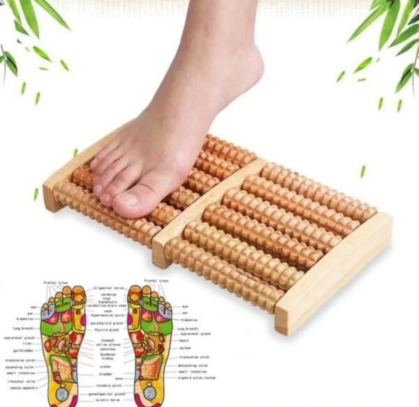 71ca4556-71c6-4d74-a6b5-db9576cdea85 Wooden Dual Foot Massager Roller