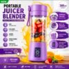 8107ae37-4591-4edd-ac12-46255b439d94 USB Rechargeable Portable Juicer Blender - 380ML Mini Smoothie Maker