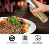 Glass Oil Spray Bottle Pump for Oil-Control Kitchen Olive Oil Sprayer