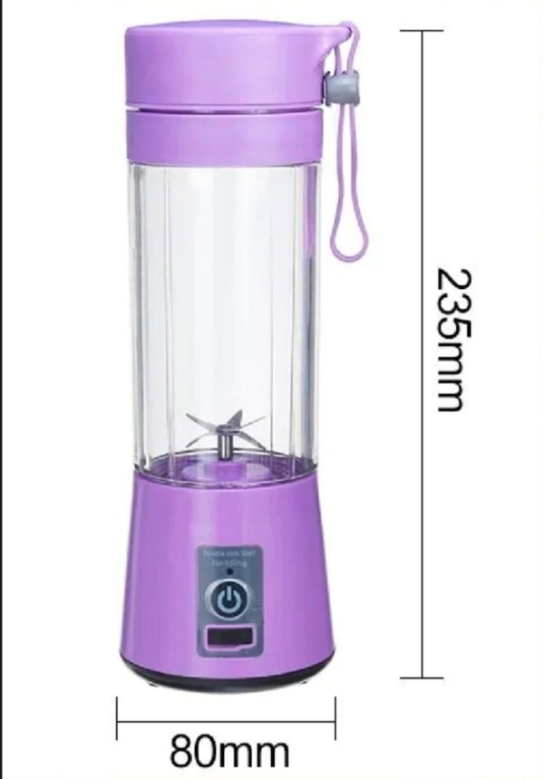 a7551a1f-efaa-46c6-93a0-28ccabf8a795 USB Rechargeable Portable Juicer Blender - 380ML Mini Smoothie Maker